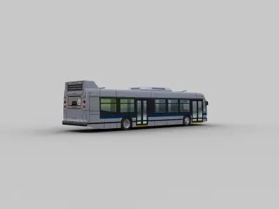 Nova Bus LFS Low-poly 3D model