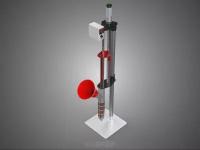 MINI VERTICAL AUGER HELICAL AUTO PRESS INJECTION MOLDING PLASTIC 3D model