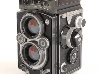 Phorocamera Rolleiflex 3D model