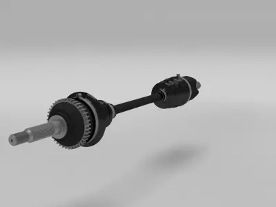 Half Axle 3D model