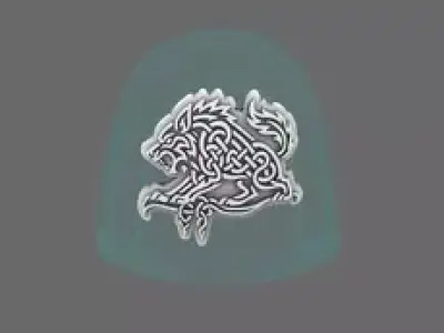 Arctic Prowler V10K Shoulder Symbols LEFT 3D print model