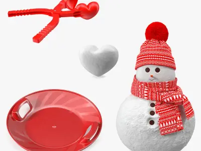 Winter Fun Collection 3D model