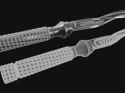 Jagdkommando Tri-dagger 3D model