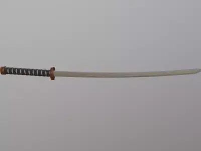 Samurai Katana Sword 3D model