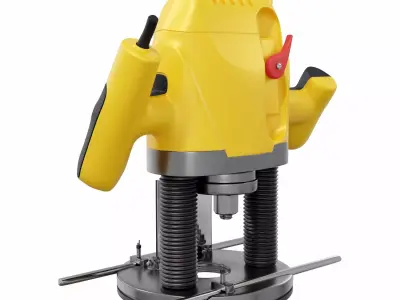 Electric Router 3D model