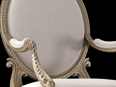 roberto giovannini chair art 454G and 1347 3D model