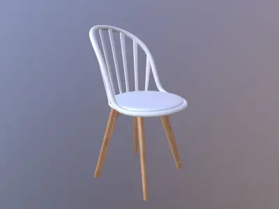Wooden Chair 3D model