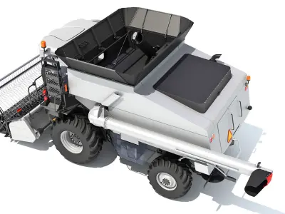 3D Harvester combine 3D model