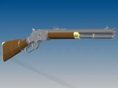 Winchester M1873 3D model