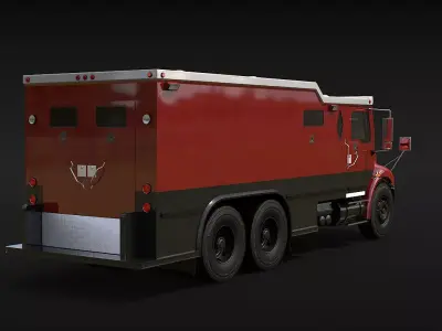 Armored Truck XL 3D model