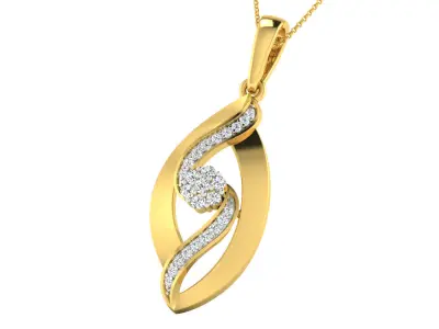 3d printable model file earring and pendent set 3D print model