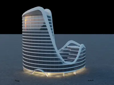 Office Building 3D model
