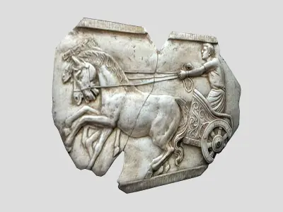 Roman Empire-relief Low-poly 3D model