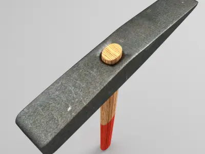 Hammer Free low-poly 3D model by khalidsrri
