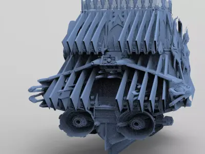 Knights Round Table Airship  3D model