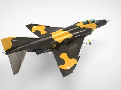 F-4E Phantom II  3D model