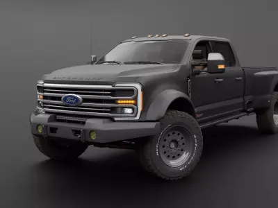 Ford F350 - F550 Super Duty Dually EOG - Complete Model  3D model