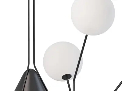 roche bobois flora floor lamp 3D model