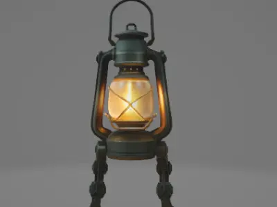  Lantern with a robotic twist 3D model