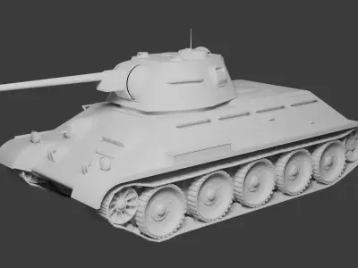 Tank t-34 3D model
