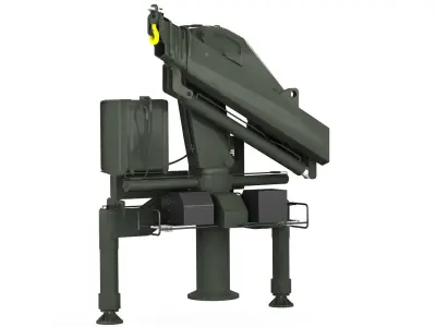 Crane 3D model 9
