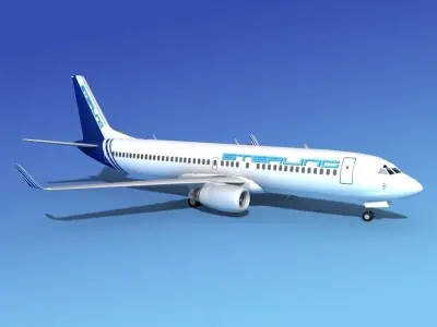 Boeing 737-800 Sterling Air 3D model