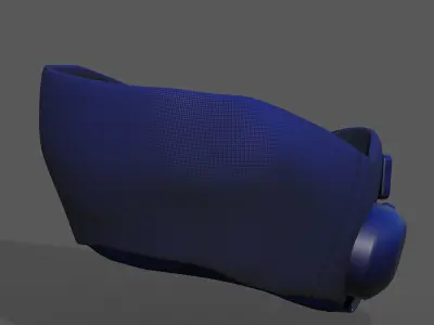 Helmet scifi military combat 3d  Low-poly 3D model order