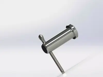 Clevis Pin with Cotter Pin Free 3D model