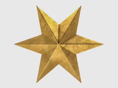 goold star 3D model