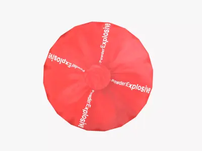 Emulsion Explosive Low-poly 3D model