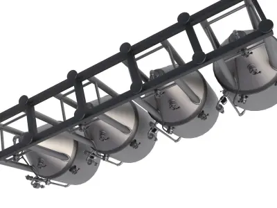 Brewery Fermentation Tank 3D model buy