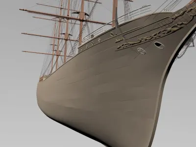 A professional ship 3D model