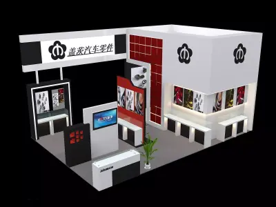 Exhibition - Area -6X9-3DMAX2009-019 3D model