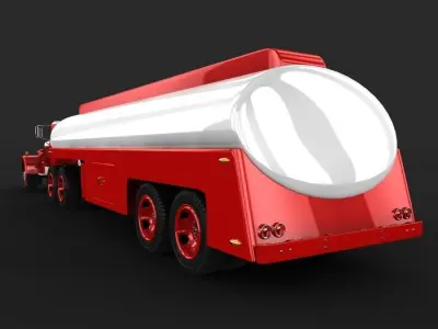 peterbilt 281 - duel tribute 3D model