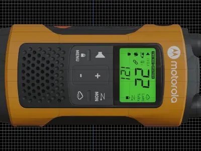 Motorola Walkie-Talkie Talkabout T460 Free low-poly 3D model
