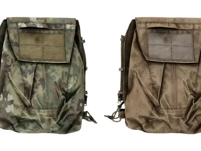 CRYE PRECISION ZIPON 2 PACK PANEL Low-poly 3D model
