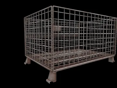 storage bin 3D model