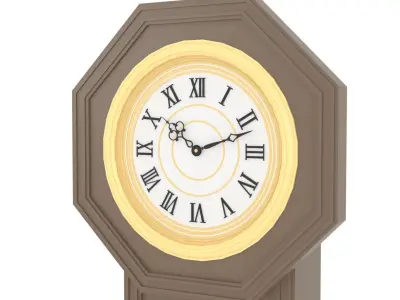 old clock 3D model