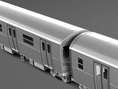 NYC Subway R160 3D model