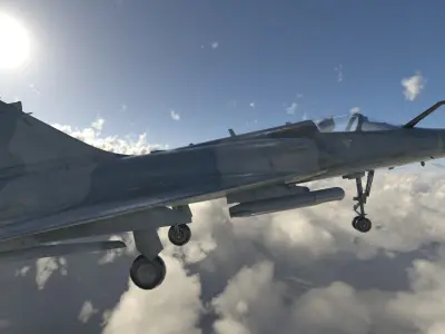 Dassault Mirage 2000 3D model buy