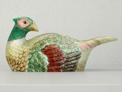 Pheasant ceramic 3D model