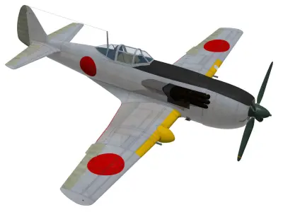 Nakajima Ki87 3D model