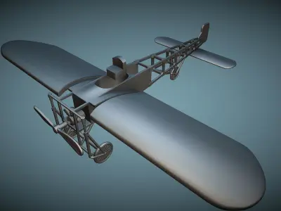 Bleriot XI - 3D Printable Model 3D print model