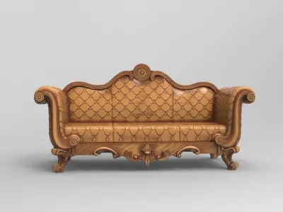 Victorian Sofa 3D print model