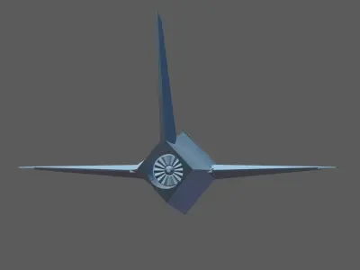 MBB Lampyridae German stealth aircraft 3D print model