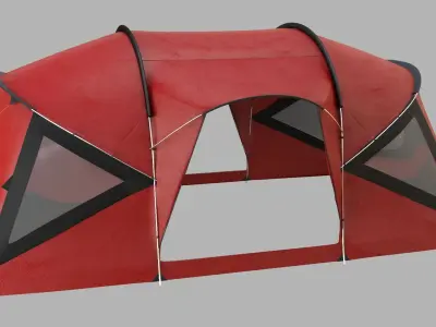 Tent Collection of 3 3D model