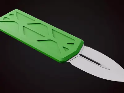 Knife 2 F Low-poly 3D model