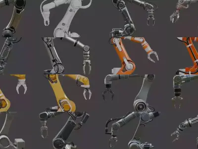30 Robotic Arm 3d Model Collection 3D Model Pack