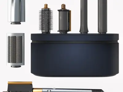 Dyson styler Airwrap long 3D model
