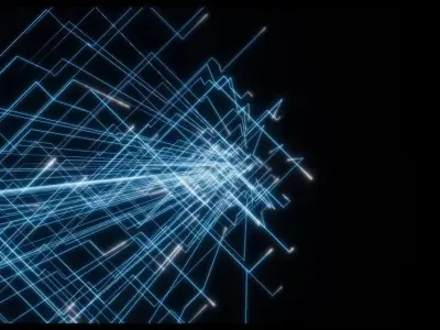 Unity VFX Graph - Sci-fi Line 3D model